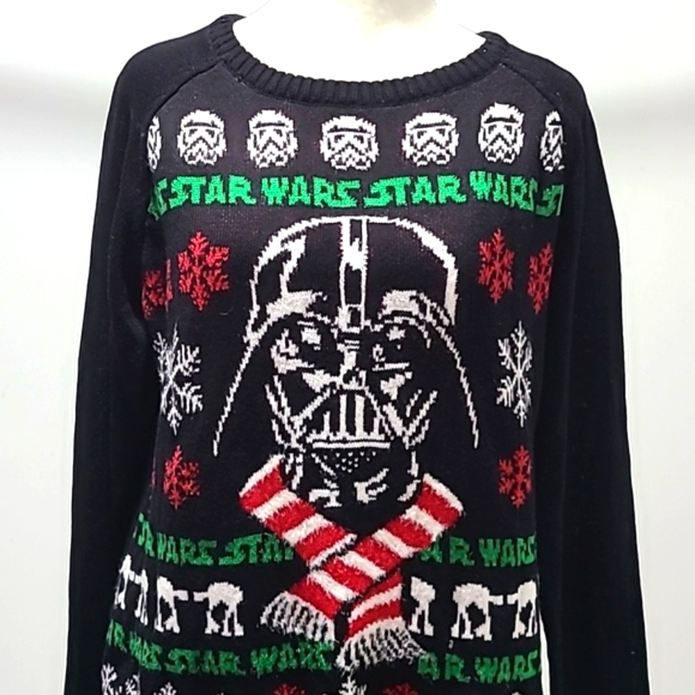 Star Wars Christmas Sweater NWT Ugly Christmas Sweater - Picture 3 of 12